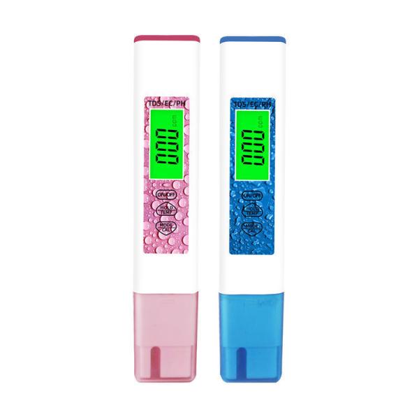 Digital TDS/EC/PH/Temperature Meter for Water Testing Range 1-9999PPM/1-9999us/cm