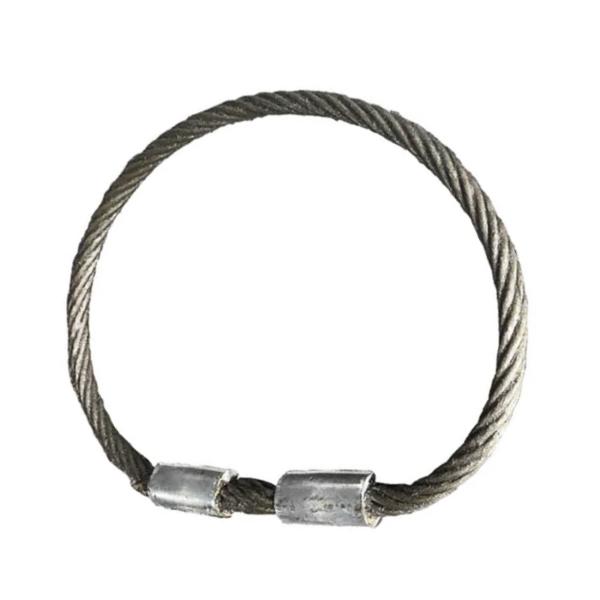 Eslinga de cable de acero para grúa torre con precio de fábrica 1770 de acero al carbono galvanizado, eslinga de cable de acero Iwrc 6*37