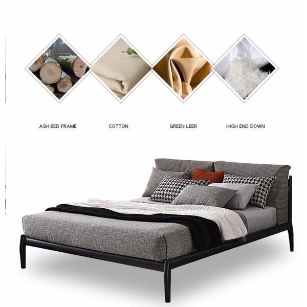 Italian King Size Bed Frame Wood Bed ZZ-BD012