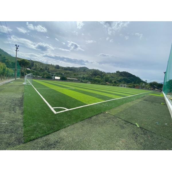 55mm Height Professional Standard Football Artificial Turf 2.0m Roll Width