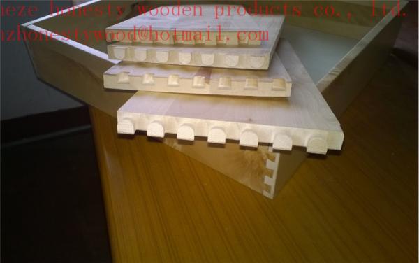 Birch solid wood dovetail drawer components with UV coat  drawer box drawer front. cabinet box.