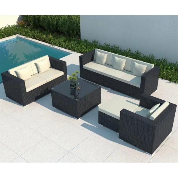 Leisure Outdoor Furniture Garden Woven Rattan Sofa Set for Outdoor and Indoor Section
