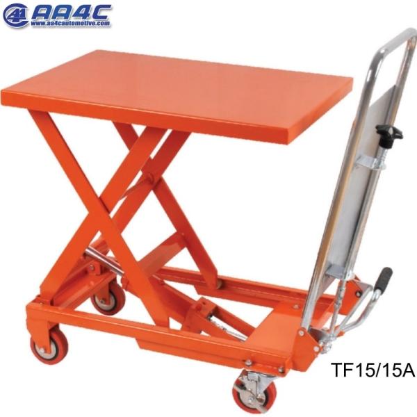 AA4C Прочный строительный ручной гидравлический столовый грузовик для тяжелых грузов TF15/30