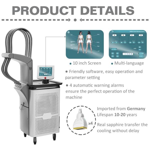 Non-Invasive Body Slimming With 1060nm Diode Laser Lipolysis Fat Removal Machine Sculpsure Warm Sculpting