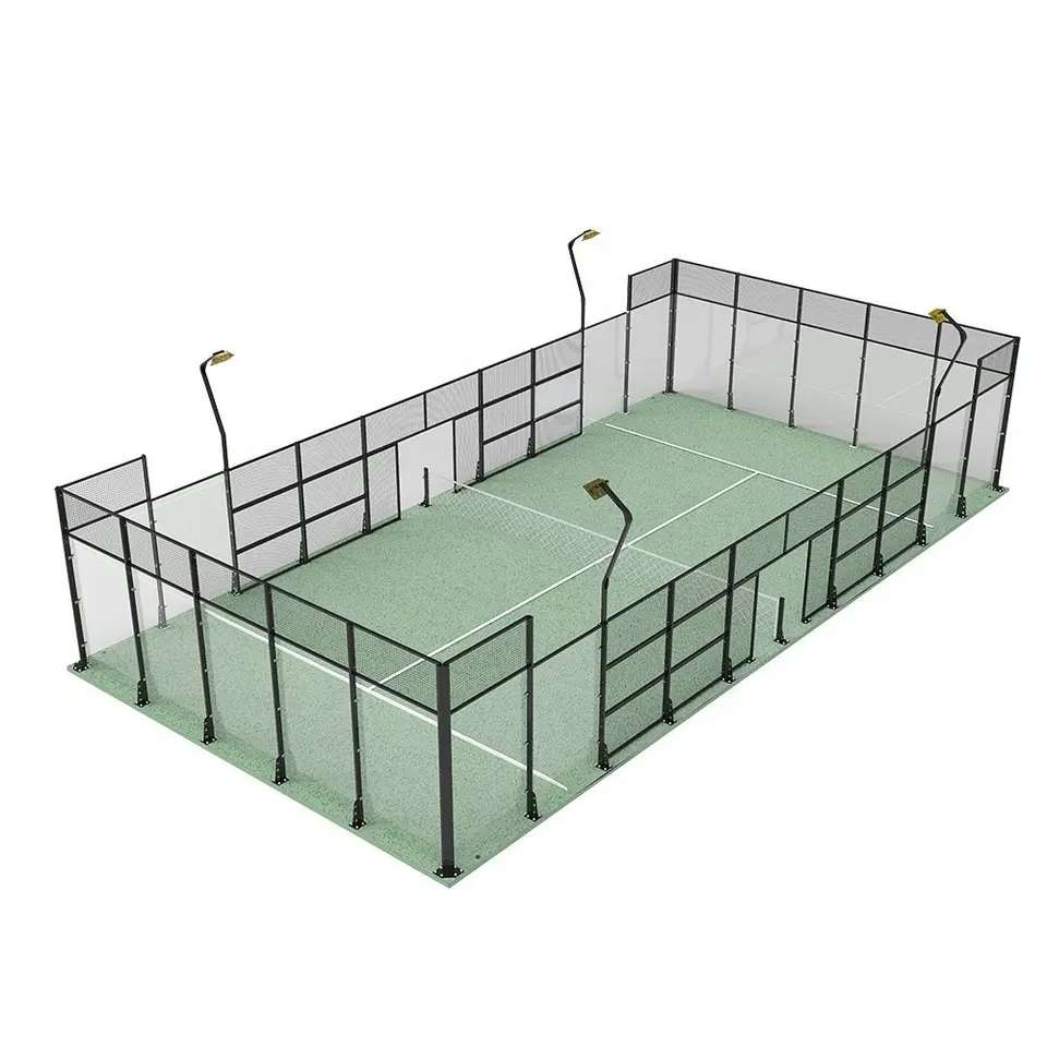 Panoramic Padel Court Paddle Court Supplier Latest Design Classic Padel Tennis Indoor