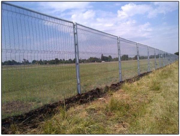 358 Anti climb clear vu fence panels hot dipped galvanized or powder coated