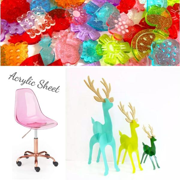 Лазер отрезал акриловую доску Pmma яркого блеска плексигласа 5mm листа плиты