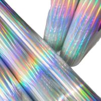 Rainbow Pattern Cold Stamping Foil / Holographic Hot Stamping Foil For Packaging Decoration