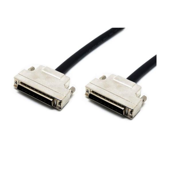 1.0Amp SCSI Male To Male Cable Connector DB Type 20 26 36 50 100 Pin UL