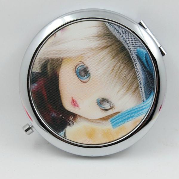 Shinny Gifts 3D Cartoon Girl Design Cosmetic Mirror Makeup Mirror