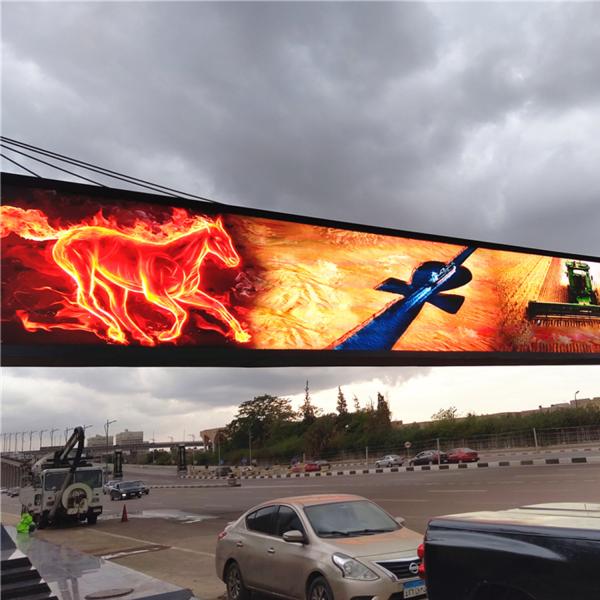 Frontage lighting Digital LCD Billboard SMD2121 P5 Full Color Acrylic Frame