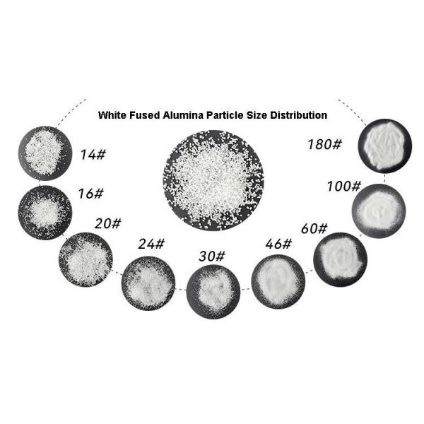 9.0 Hardness White Corundum Fused Alumina Powder For Abrasives Or Refractories Sandblasting