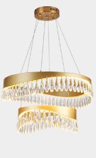 Шкентели приведенные Dia40cm Dia80cm 1100lm потолочных освещений крытого лобби роскошные