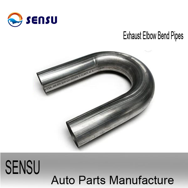 SS202 Universal car Stainless Steel Exhaust Bends Pipe IATF16949 approval