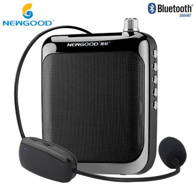 2018 NEWGOOD Bluetooth 2.4Ghz Wireless Headset Microphone Voice Amplifier Loudspeaker for Classroom,School,Yoga,Coach
