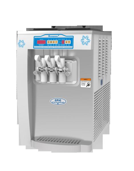 28L/Hour Oceanpower cheap 3 flavors table top frozen yogurt Machine R404a