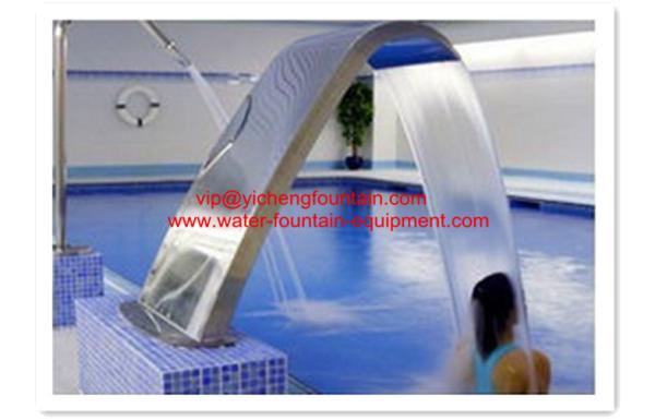 Fully SS Water Fountain Equipment Water Curtain For Outdoor And Indoor Pools