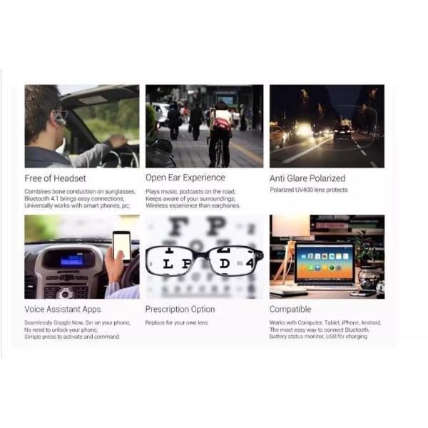 2019 hot new bone conduction sunglasses,audio sunglasses,polarized lenses bluetooth sunglasses for outdoor,running