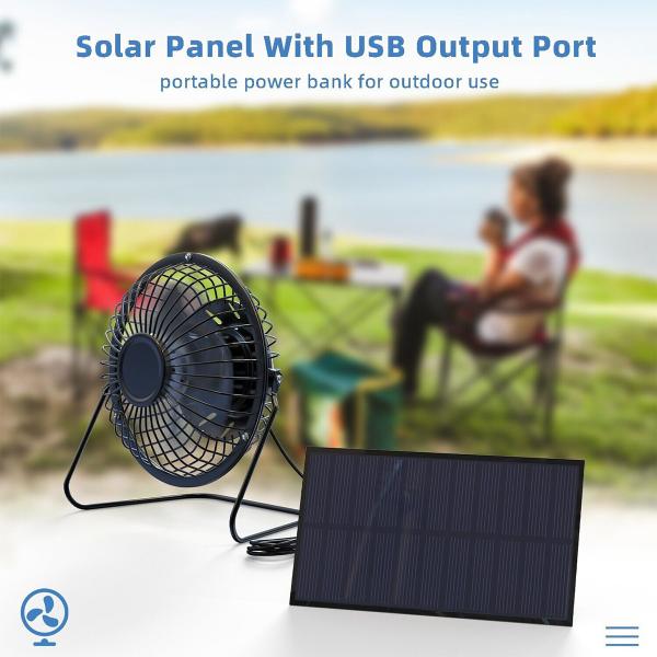 Solar Panel Powered Fan Mini Ventilator Exhaust Fan Greenhouse Motorhome House Solar Dc Ceiling Fan