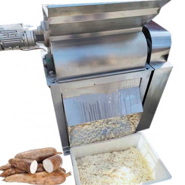 Costo perdido Fácil operación Máquina de rejillado de yuca de alta eficiencia Rejillado de yuca para procesamiento de harina de yuca / garri