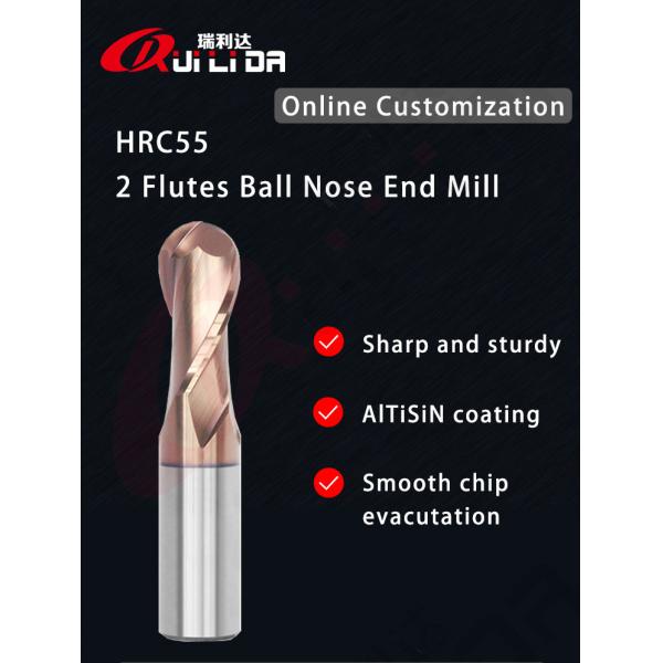 8mm Metric Ball Nose End Mills 5/16