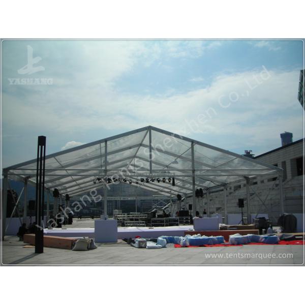 800 Seater Fabric Gala Dinner Outdoor Party Tents Clear Roof Marquee 25X50 M