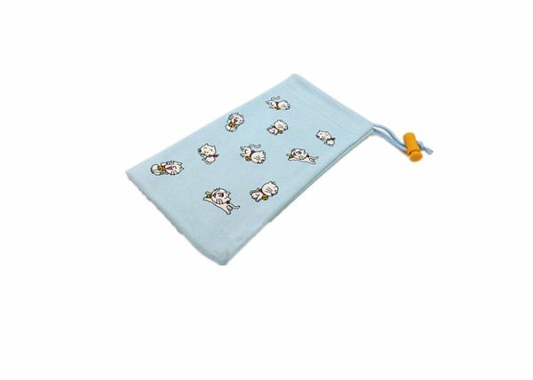 Fresh Blue Glasses Pouch Case Cute Kids Safety Microfiber Glasses Pouch