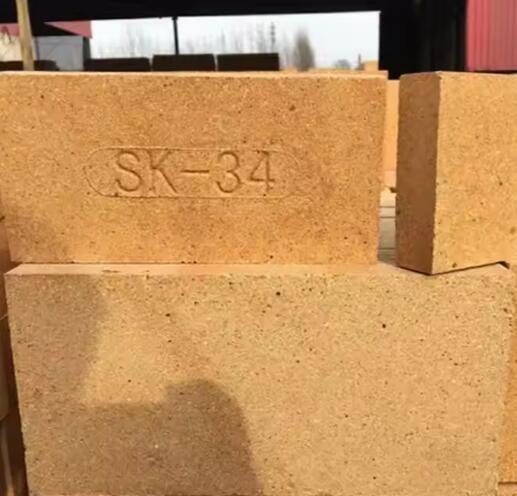 Aluminum Fire Bricks SK34 SK36 SK38 SK40 Refractory High Alumina Brick For Rotary Kiln