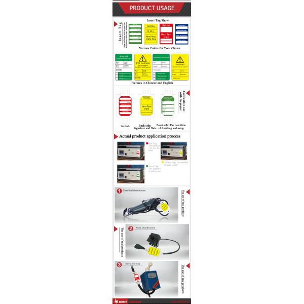 BD-P31 Safety Tagout Plant Machinery Harness Micro Tag, lockout tagout equipment