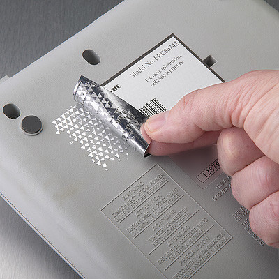 Adhesive VOID Tamper Eviden Security Labels Various Types For Brand Protection