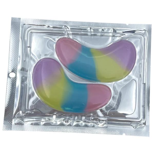OEM Shiny Colorful Collagen Eye Masks Skincare Under Eye Patches Reusable
