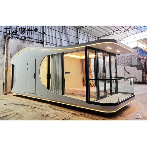 Steel Sentry Box Prefabricated Container House 2 Story Villa Light Weight Steel Villa