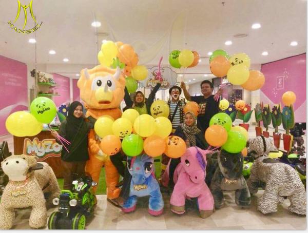 Hansel commercial playground kids indoor amusement park equipment kiddie rides coin operated machine