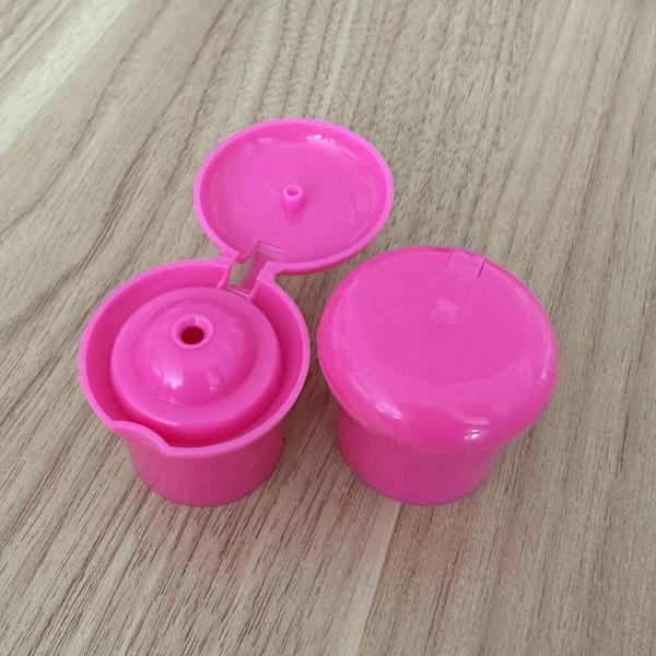 Self Sealing Ring 24mm 28mm Plastic Flip Top Bottle Cap for Sauce Custom Order Accepted
