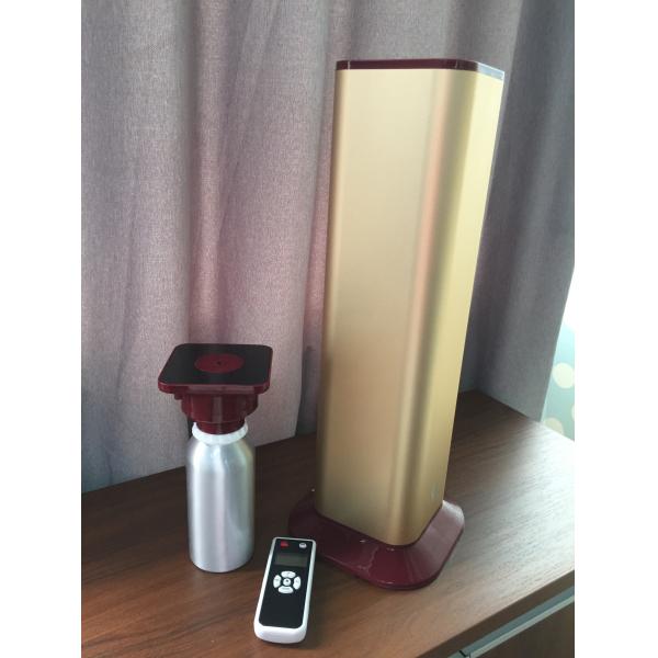 12w Lobby Gusetroom Metal Gold Hotel Scent Diffuser 1500CBM Aluminum Housing