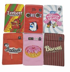 A cópia sem perigo para as crianças do Gravure do saco 16oz de Mylar do toque macio levanta-se o malote da retorta