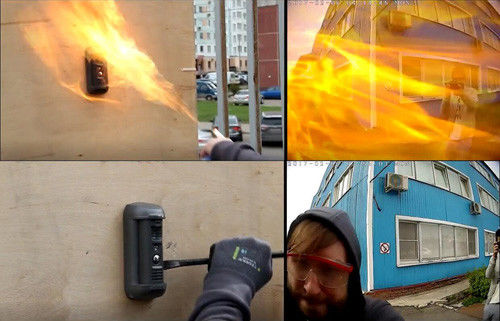 Внутренная связь дуплексного ГЛОТОЧКА доказательства вандала IP65 видео-