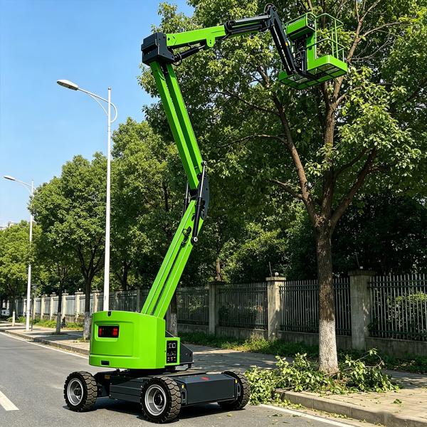 Arboriculture Scissor Boom Lift Platform Towable Articulating Arm 230kg