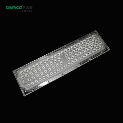 Lente ótica do diodo emissor de luz de 252mm SMD 60 graus para a luz de rua exterior