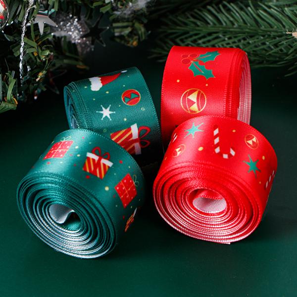 Festive Decoration Thread Ribbon Customized Support for Gift Wrapping Flower Ribbon