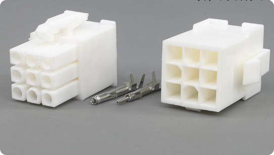 4145 Connector Plug for Servo Motor Terminals, Wire Connector Male and Female Terminal, Plastic Housing, 10 Pins