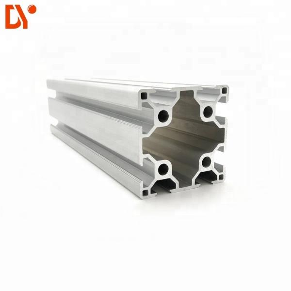 V Slot Structure Aluminium Extruded Sections , Customized Extruded Aluminum Profiles