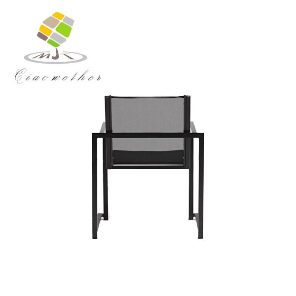 Matériau supérieur et cadre en aluminium en maille Design moderne fauteuil pliable extérieur pour la performance