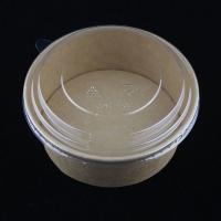 Contenant alimentaire bol de papier kraft brun, une paroi unique 750 ml bol de salade kraft