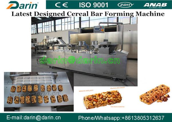 Multinational oat chocolate cereal fruits nuts candy bar moulding machine / Snacks Making Machine
