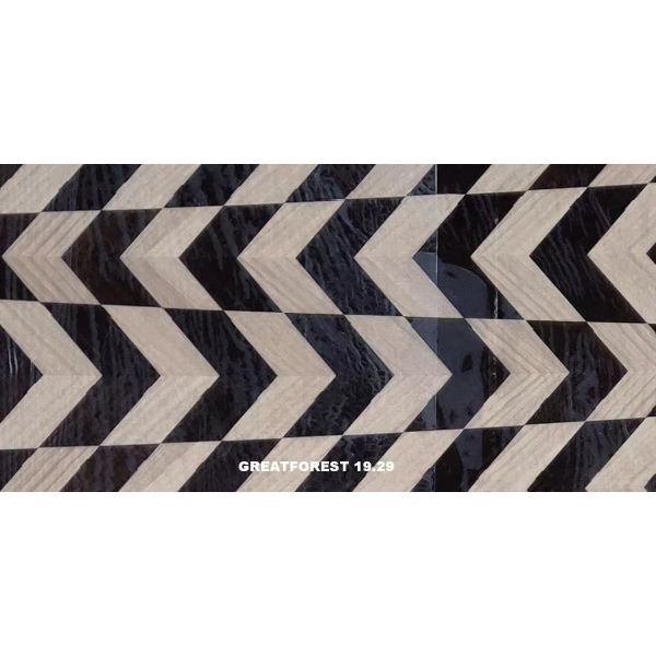 Artistic Parquet Wood Veneer Hand-Made Modern Minimalist Style Artistic Customization For Car Interior