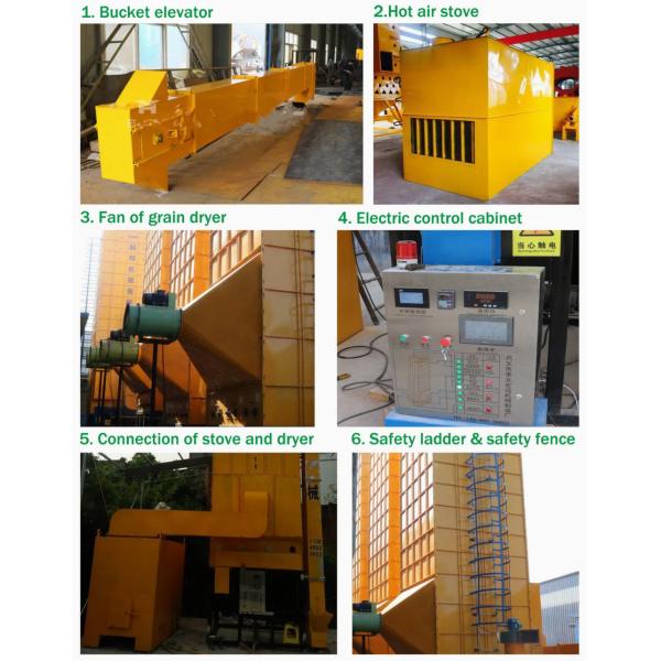 21.7kw 30T Stainless Steel Batch Wheat Dryer Machine