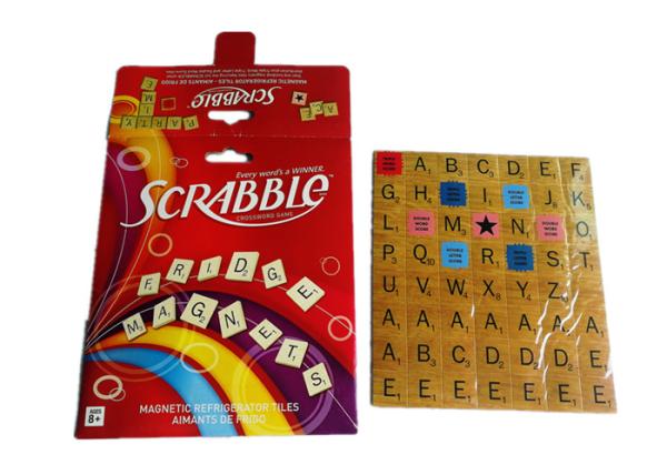 ASTM F963 Fridge Magnet Word S Crabble Game Portable Refrigerator Word Magnets