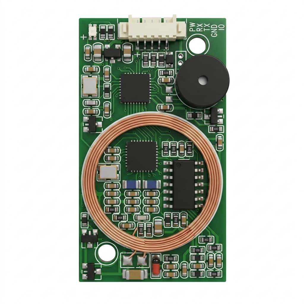 JP-UM3C Multi-Frequency Card Reader Module, 13.56MHz+125kHz, USB+UART+Wiegand, for Access Control and Time Attendance