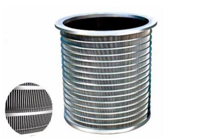 SS 304 material Wedge Wire Screen Basket with 0.1mm slot For pulp screening